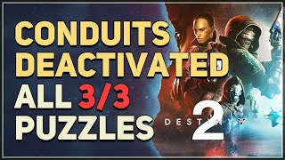 Conduits Deactivated Destiny 2 Puzzle [upl. by Sallyann]