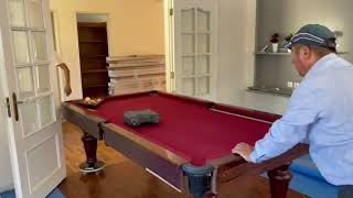 Moving a Billiard Table from a Living Room [upl. by Jarret521]