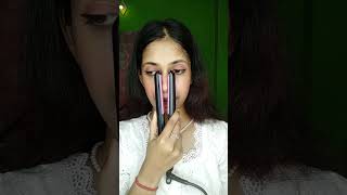 Hair straightener nose contouring hack 🐰 shorts viralhacks [upl. by Oakie]