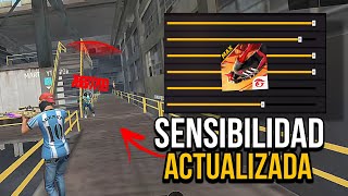 ✅ SENSIBILIDAD ACTUALIZADA⚙️Para dar TODO ROJO en FREE FIRE [upl. by Burton]