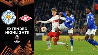 Leicester City vs Spartak Moscow Extended Highlights  UEL Group Stage MD 4  CBS Sports Golazo [upl. by Adriane]