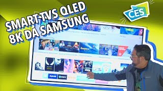 SMART TVS QLED 8K DA SAMSUNG NO BRASIL [upl. by Iatnwahs712]