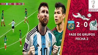 Argentina vs México 20 Resumen Extendido  Mundial Qatar 2022  TV AZTECA [upl. by Koehler]