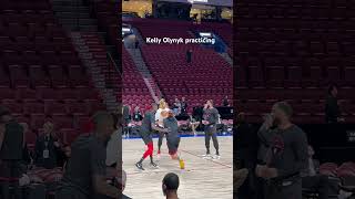 Kelly Olynyk before the preseason game in Montreal [upl. by Colan]