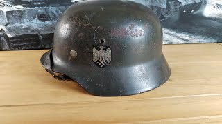 What to look at when buying a WW2 German Helmet history [upl. by Woodman779]