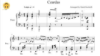 Czardas by Vittorio Monti Piano SoloSheets [upl. by Cyrano]