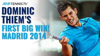 When Dominic Thiem Made His Tennis Breakthrough  Madrid 2014 Highlights vs Wawrinka [upl. by Mochun81]