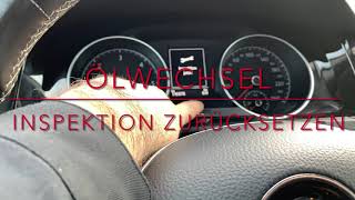 VW Golf 7 Bj 20122017 Ölwechsel Und Inspektion Zurücksetzen [upl. by Asaret]