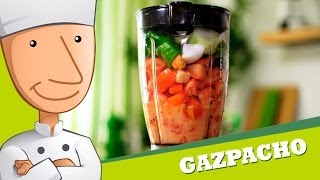 Gazpacho  Javi Recetas [upl. by Nauwaj]