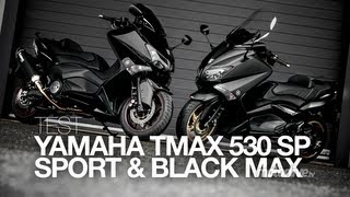 TEST EXCLUSIF  Les TMAX SPORT AKRA amp TMAX BLACKMAX se font ente [upl. by Soalokin]