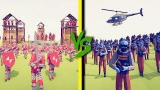 FBI TEAM vs MEDIEVAL ARMY  Totally Accurate Battle Simulator TABS [upl. by Layor]