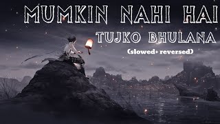 Mumkin nahi hai tujhko bhulana slowedreversed  Lofi  Arjit singh [upl. by Annaerda]