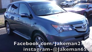 SOLD 2008 Acura MDX 37L SHAWD Walkaround Start up Tour and Overview [upl. by Torp]