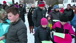 Hopkinton NH Christmas Caroling and Tree Lighting 2018 [upl. by Ardiek870]