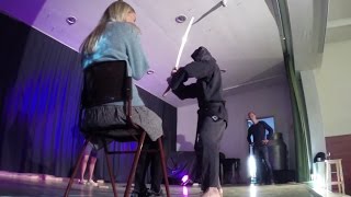 Blindfolded Martial Arts Demonstration [upl. by Uah576]