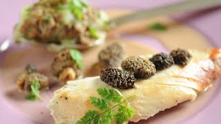 Recette  Chapon confit au vin jaune et au morilles [upl. by Othe]