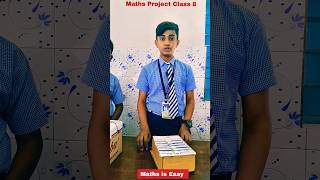 Maths Project Class 8  Maths Working Model  Quiz Board Project youtubeshorts shorts trending [upl. by Enos315]