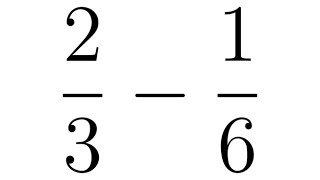 Subtracting Fractions with Different Denominators [upl. by Nagaek]