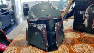 50 Boba Fett Helmet Reveal [upl. by Nehcterg884]