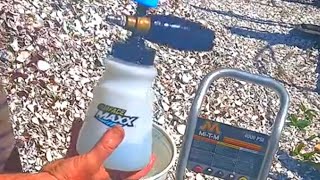 Pretreating with a SurfaceMaxx Pro Foam Cannon [upl. by Orvie320]