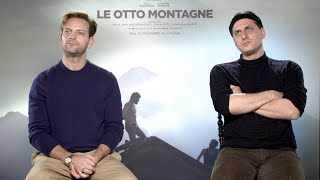 Le Otto Montagne lintervista a Alessandro Borghi e Luca Marinelli [upl. by Aikemaj]