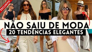 🔴NÃO SAIU DE MODA 20 TENDÊNCIAS ELEGANTES DO INVERNO 2024 PARA USAR ATÉ O VERÃO 2025 [upl. by Liebowitz]