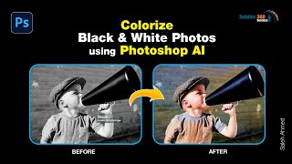 ow to Colorize Black amp White Photos With Photoshop AI [upl. by Hughmanick]