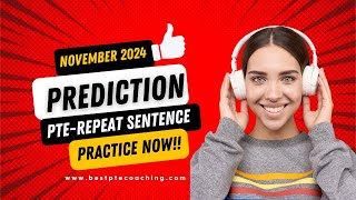 Repeat Sentence Practice  Prediction November  2024 [upl. by Hwu]