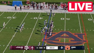 NCAAF LIVE🔴 Texas AampM Aggies vs Auburn Tigers  Week 13 Full Game  2024 College Football 25 [upl. by Immak]