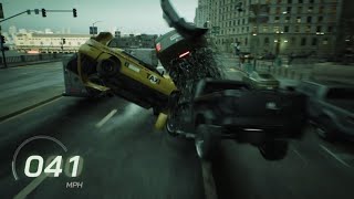 The Matrix Awakens PS5  100MPH Pickup Trucks VS Cars Crash  Unreal Engine 5  Part 46 [upl. by Papagena]