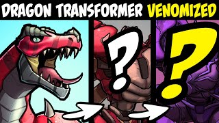 Drawing a DRAGON TRANSFORMER VENOMIZED MultiSona Speedpaint [upl. by Ophelia91]