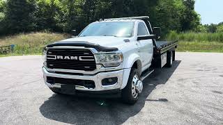 2020 RAM 5500 Cummins 4x4 Flatbed Rollback Tow Truck FOR SALE [upl. by Seana]