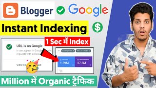 🥳Instant Indexing For Blogger Index Page in 1 Sec using API  Google api indexing Blogger [upl. by Leirvag998]