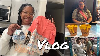 VLOG SHOPPING FOR BABYGIRL BABY SHOWER DIYs VACATION PREP AMANI’S BDAY [upl. by Annohsal]