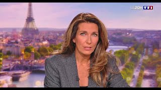 Anne Claire Coudray quitte son plateau sur TF1 [upl. by Smart]