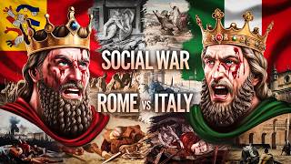 The Social War 91 87 BCE Rome vs Italy [upl. by Annayram]