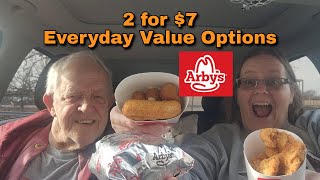 What can you get at Arbys for 7  Review foodreview fastfoodreview tastetest arbys [upl. by Eyot]