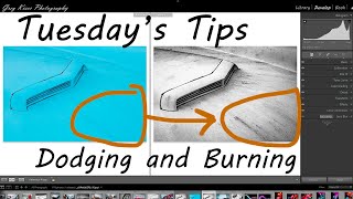 Tuesdays Tips Dodging and Burning the Easy Way [upl. by Anivla]