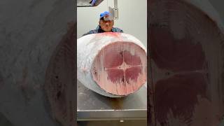 Huge Frozen Tuna Cutting food seafood tuna japan [upl. by Neeleuqcaj]