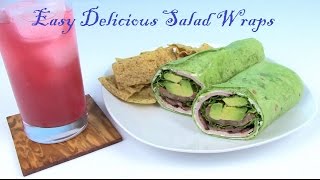 How To Make Salad Wraps [upl. by Posehn]