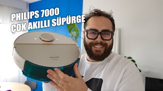 Philips 7000 Serisi Robot Süpürge İncelemesi Silemediği Kir Yok [upl. by Nalrah]