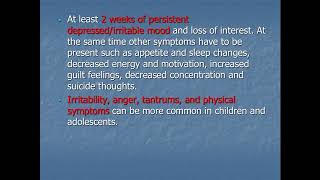 Child Psychiatric Disorders  Mood disorders in children and Adolescents Dr Reham Kamel [upl. by Idas914]