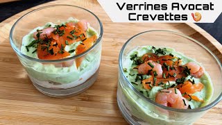 VERRINE AVOCAT CREVETTE 🍤🥑 [upl. by Aiynat]