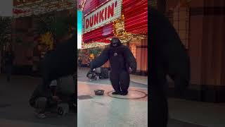 King Kong dance  Fremont Street Experience [upl. by Alvita982]