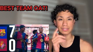 Reacting To FC Barcelona Highlights 70 [upl. by Leshia]