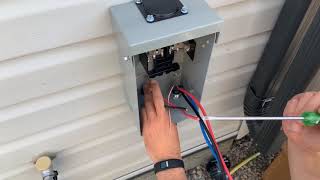 Hot tub electrical install explaining parts of spa package and terminations [upl. by Adnil129]