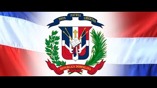 Himno Nacional Dominicano Version corta [upl. by Ayhtak]