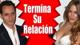 ¡Marc Anthony Termina Su Relación a Causa de JLO [upl. by Attelliw]