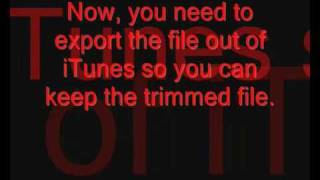 How to Trim MP3 Files Using iTunes Windows [upl. by Eibot]