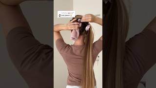 Tutorial 4 fuzzy socks 🧦 hairstyle easycurls hairtok easyhair hairtutorial voluminouscurls [upl. by Jari71]